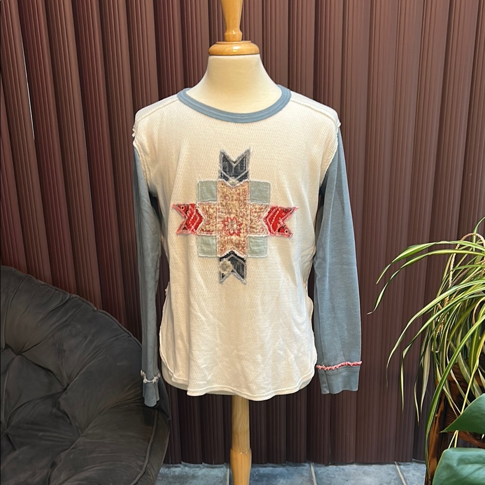 We The Free Tunic with Blue and Red Accents